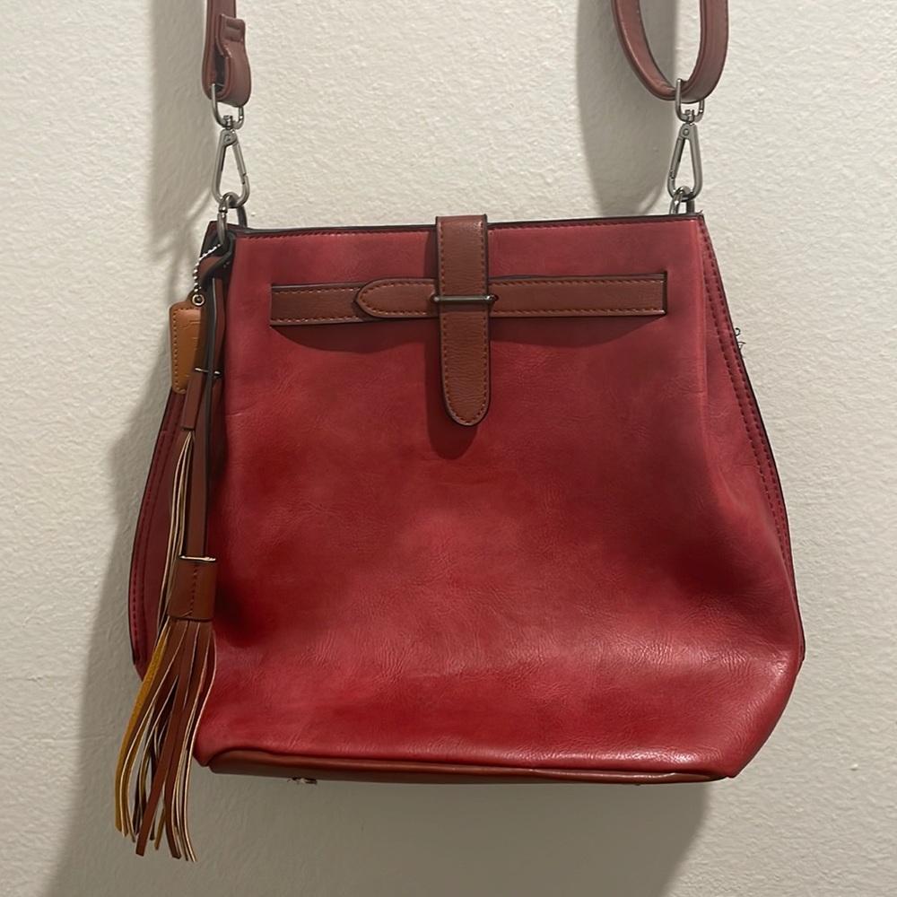 Geunine Italian Leather shoulder purse